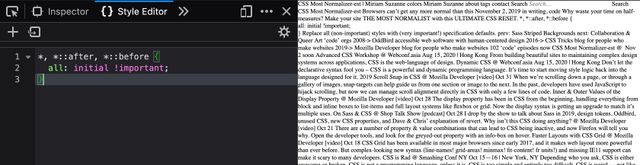 this site, using most normalizer-est to remove all styles