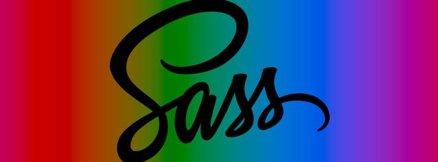 The Sass logo in black,
or a bright oklch gradient.